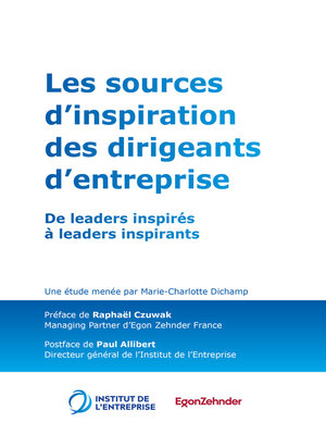 cover image of Les sources d'inspiration des dirigeants d'entreprises